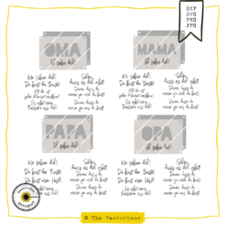TheVectorians_Lasercut_Einsteckkarten_bundle für Mama, Papa, Oma und Opa
