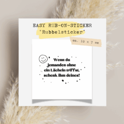 The Vectorians_Rub-on Rubbelsticker_Lächeln