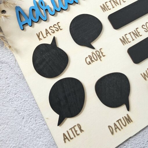 TheVectorians_Dekotafel Schulanfang