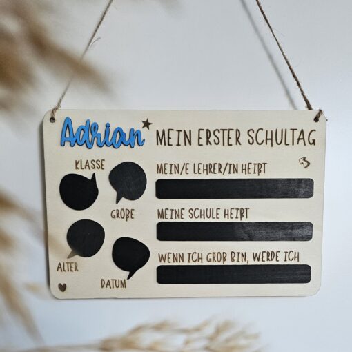 TheVectorians_Dekotafel Schulanfang