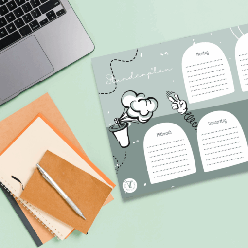 Stundenplan zum Ausdrucken – kostenloses Printable für Schule & Kita [Digital] – Bild 7