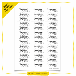 TheVectorians_Lagerfeuer to go PDF-Druckvorlage Freebie