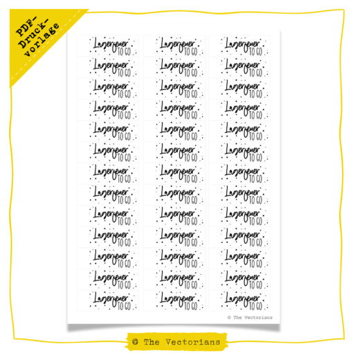 TheVectorians_Lagerfeuer to go PDF-Druckvorlage Freebie