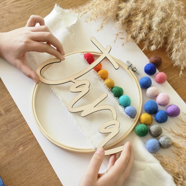 DIY Bastelset Holz personalisiert