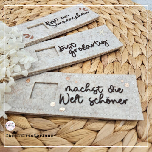 TheVectorians_DUploTT_Sprüche_Filzhülle für Duplu Schokolade