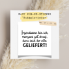 RubOn RUbbelsticker Morgens gut drauf... TheVectorians