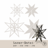 The Vectorians_Laserdatei_3D Sterne zum Stecken