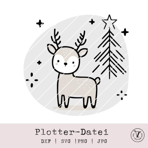 TheVectorians_Plotterdatei_Rentier