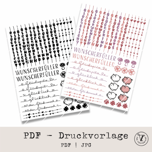 TheVectorians_Druckvorlage Glückslinien