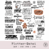 TheVectorians_PlotterdateiSprücheset Glühwein