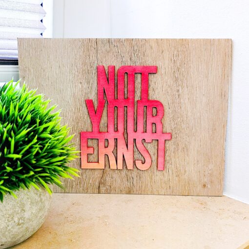 Laserdatei Schritzug "Not your Ernst" [Digital] – Bild 2