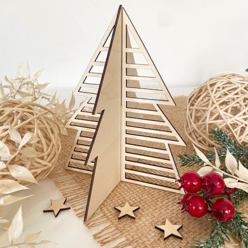 Laserdatei "3D Weihnachtsbaum zum Stecken" [Digital] – Bild 11