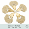 TheVectorians_Laserdatei_Makramee-Wichtel Laserdatei Makramee-Wichtel SVG DXF Weihnachten Anhänger DIY Weihnachtsanhänger Wichtel mit Makramee – Datei für Lasercut