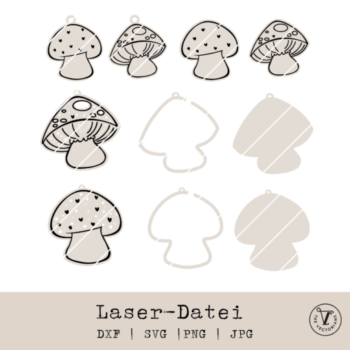 TheVectorians_Laserdatei_Pilze_Lichtpilze