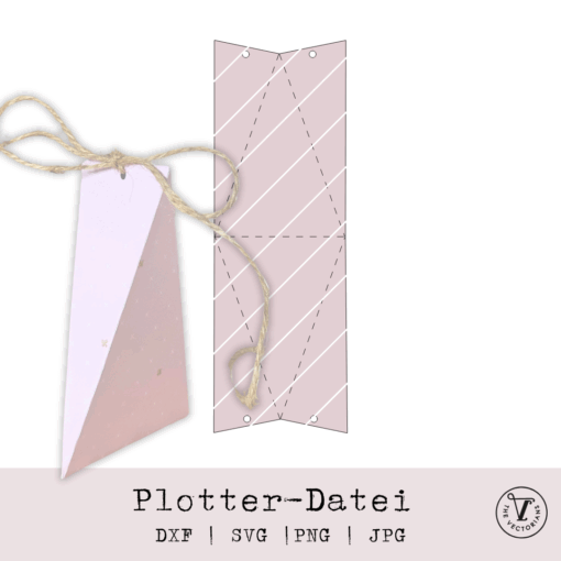 TheVectoriansPlotterdatei_Triangle-Box Papercut Papierschachtel