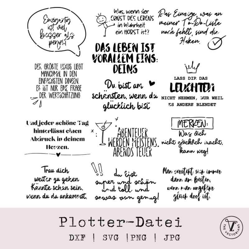 TheVectorians_Plott und Laserdatei_Motivationsset Plotterdatei