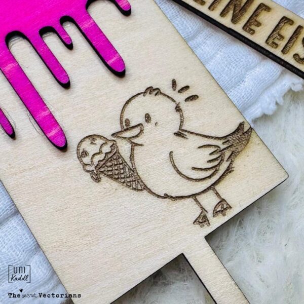 Plotterdatei "Möwe mit Eis" [Digital] – Bild 2