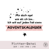 TheVectorians_plotterdatei_Spruch egal Adventskalender_Freebie