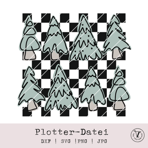 Plotterdatei "Tannenbäume" [Digital] – Bild 2