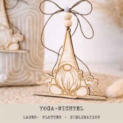 Yoga-Wichtel – Plotter- und Laserdatei für Weihnachten [Digital]