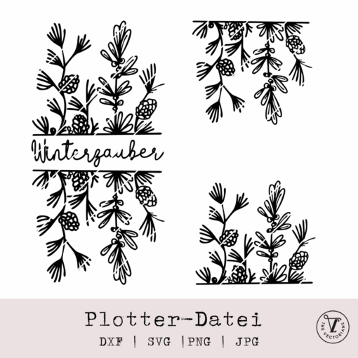 Plotterdatei "Winterzauber" [Digital]