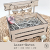Laserdatei DIY-Holzkiste – Vorlage für Aufbewahrungsbox aus Holz oder MDF