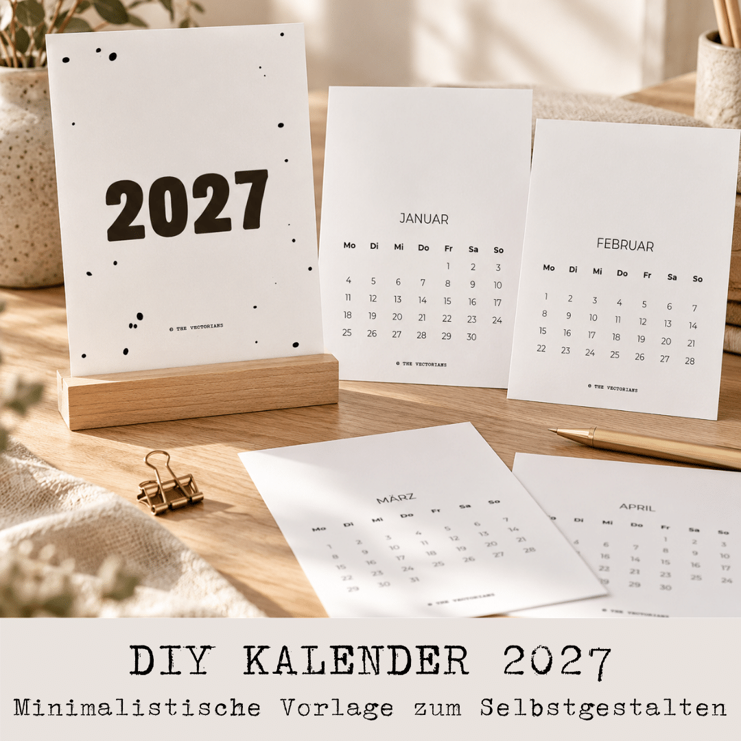 DIY-Kalender 2026 Vorlage